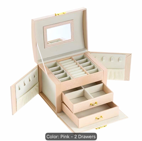 Pink faux leather jewellery - faux,