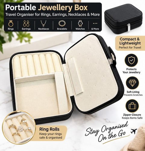 Travel jewellery box - jewellery,
