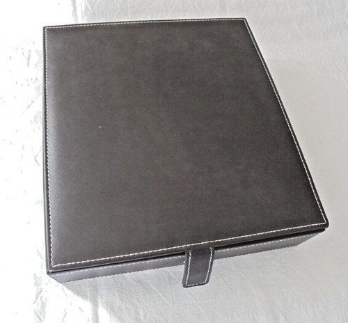 Faux leather jewellery box - faux,