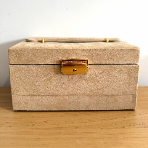 Beige faux leather - beige, jewellery