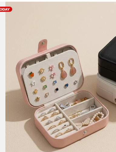 Portable small jewellery box - small,