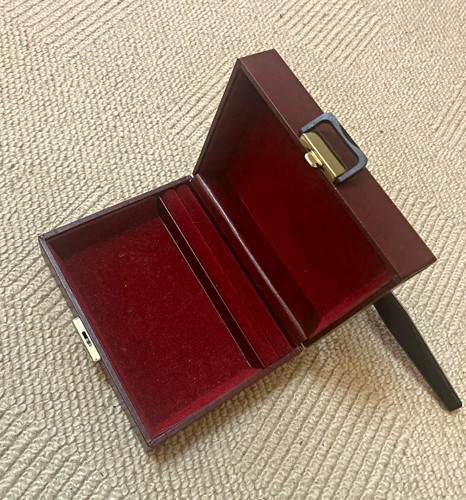 Burgundy faux leather - burgundy,
