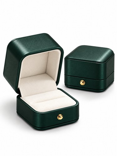 Oirlv dark green ring box - ring, pu