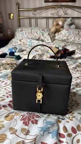 Black faux leather jewellery - black,