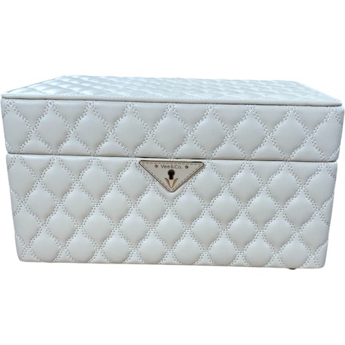 Vee and jewellery box - vee, beige