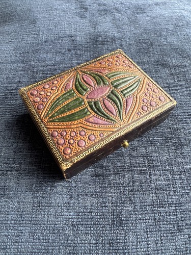 Antique harrods tooled leather - harrods,
