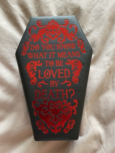 Goth coffin jewellery box - jewellery,