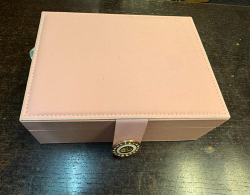 Pink faux leather jewellery - pink,