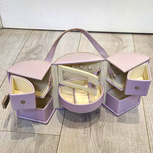 Lilac faux leather - lilac,