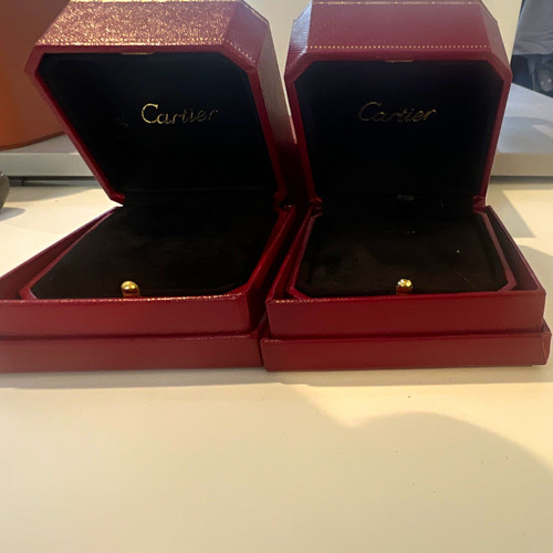 Cartier leather ring - leather,