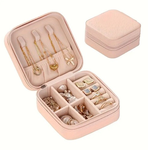 Portable small pink jewellery - small,