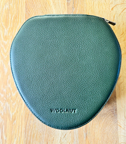 Woolnut green leather lined - woolnut,
