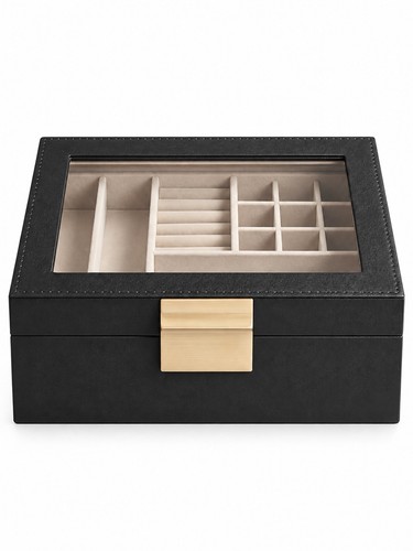 Joyfurnos jewellery box glass - jewellery,