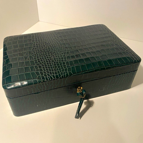 Vintage italian green croc - italian,