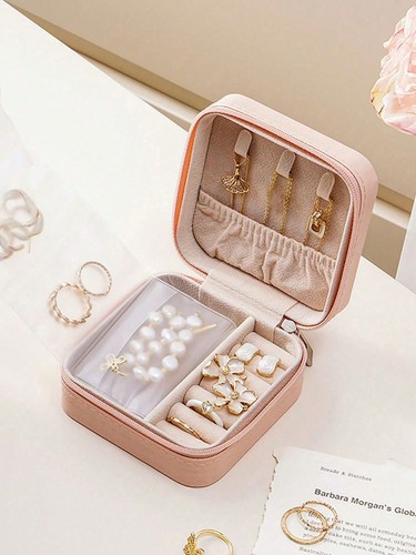 Small travel jewellery - box, pu