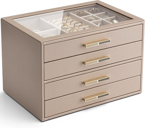Large jewellery box tier - large, 4-tier