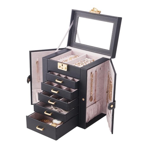 Large jewellery box - box, leather