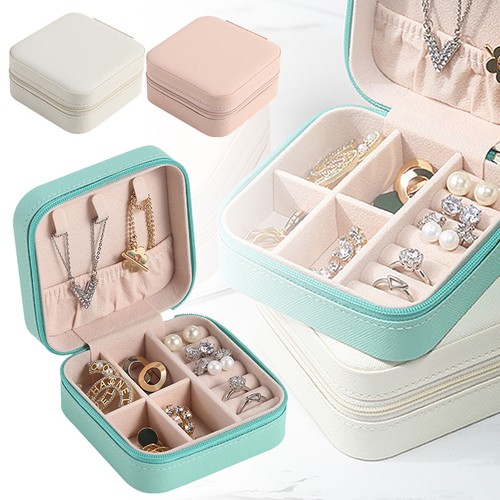 Small portable jewellery box - small,