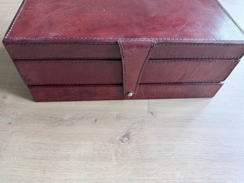 Burgundy real leather - burgundy,